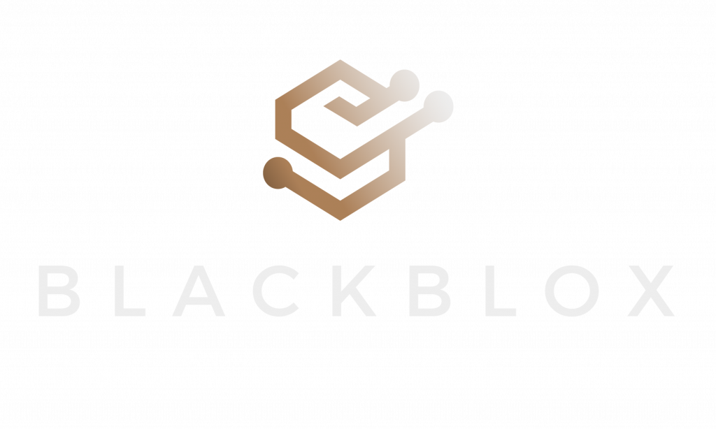BLACKBLOX logotip vertikalna postavitev / Začetna stran